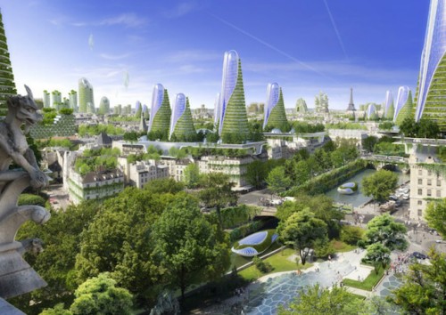 Un arquitecto imagina así París en  el 2050